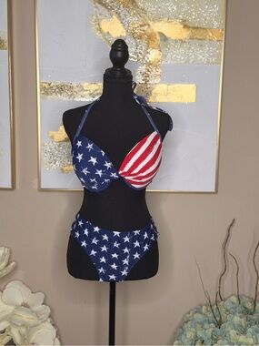Target Women's American Flag Print Bikini - Red, White & Blue